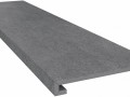 Fondamenta ash-grey glued multi-purpose corner step 33x119,5x11