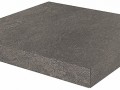 ProStone anthracite glued multi-purpose corner step 33x33x11