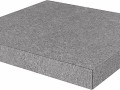 Roverella ash-grey glued multi-purpose corner step 33x33x11