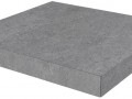 Fondamenta grey glued multi-purpose corner step 33x33x11